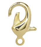 Lobster Clasp - 12mm NF/LF Hamilton Gold 10pcs