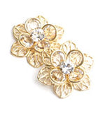 Swarovski Filigree 162007 Flower ss29 Crystal Center Stone/Gold