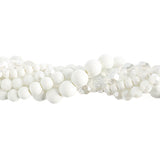 Crystal Lane Twisted Bead Strands Iceberg Rose