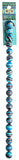 Reconstructed Stone Round 10mm Abstract Brown/Blue