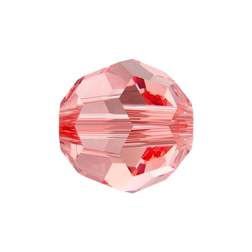 Swarovski Bead 5000 Round 6mm Rose Peach 10pcs