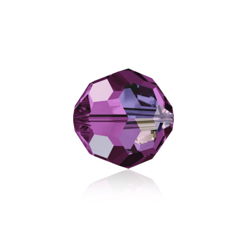 Swarovski Bead 5000 Round 6mm AB Amethyst 10pcs