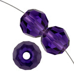 Swarovski Bead 5000 Round 8mm Purple Velvet 6pcs