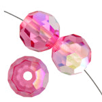 Swarovski Bead 5000 Round 8mm AB Rose 6pcs