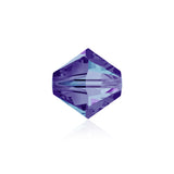 Swarovski Bead 5328 Bicone 4mm Heliotrope Crystal 24pcs