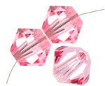 Swarovski Bead 5328 Bicone 6mm Light Rose 15pcs