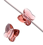 Swarovski Bead 5754 Butterfly 8mm Blush Rose 12pcs