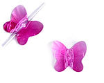 Swarovski Bead 5754 Butterfly 10mm Fuchsia 6pcs