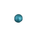 Czech Candy Beads 2-hole 8mm Teal Blue Pearl Pastel
