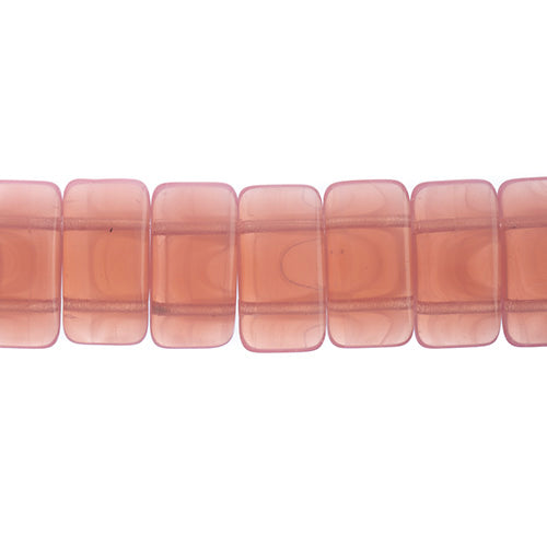 Czech Carrier Beads 9x17mm Pink Opal