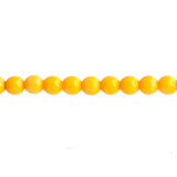 Czech Pastella Beads 4mm Sunny Ochre