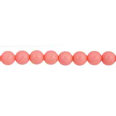 Czech Pastella Beads 4mm Vintage Pink