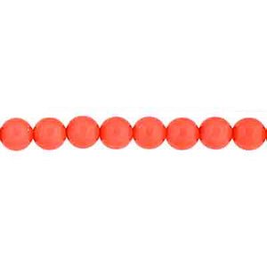 Czech Pastella Beads 4mm Georgia Peach