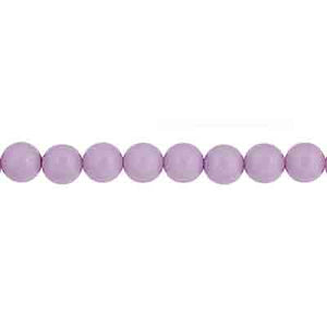 Czech Pastella Beads 4mm Lavender Fog