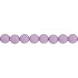 Czech Pastella Beads 4mm Lavender Fog