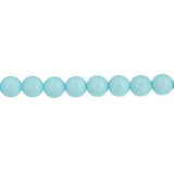 Czech Pastella Beads 4mm Starlight Blue