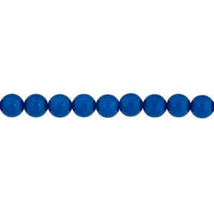 Czech Pastella Beads 4mm Nautical Blue