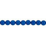 Czech Pastella Beads 4mm Nautical Blue