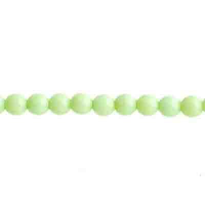 Czech Pastella Beads 4mm Light Pistachio