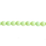 Czech Pastella Beads 4mm Light Pistachio