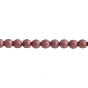 Czech Pastella Beads 4mm Rose Taupe