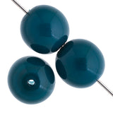 Czech Pastella Beads 4mm Prussian Blue