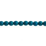 Czech Pastella Beads 4mm Prussian Blue