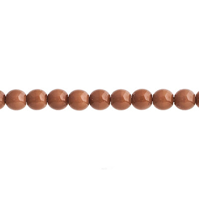 Czech Pastella Beads 4mm Mudslide