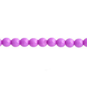 Czech Pastella Beads 4mm African Violet