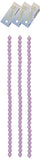 Czech Pastella Beads 6mm Lavender Fog