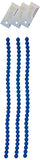 Czech Pastella Beads 6mm Nautical Blue