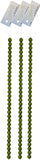 Czech Pastella Beads 6mm Amazonian Green