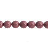 Czech Pastella Beads 6mm Rose Taupe