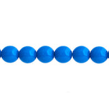 Czech Pastella Beads 6mm Mykonos Blue