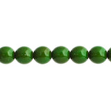 Czech Pastella Beads 6mm Treetop Green