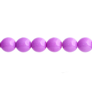 Czech Pastella Beads 6mm African Violet