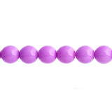 Czech Pastella Beads 6mm African Violet