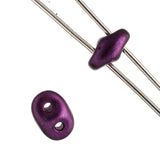 Czech Superduo Beads 2-hole Pastel Purple