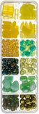 Glass Bead Mix CITRUS SPARKLES apx 200g