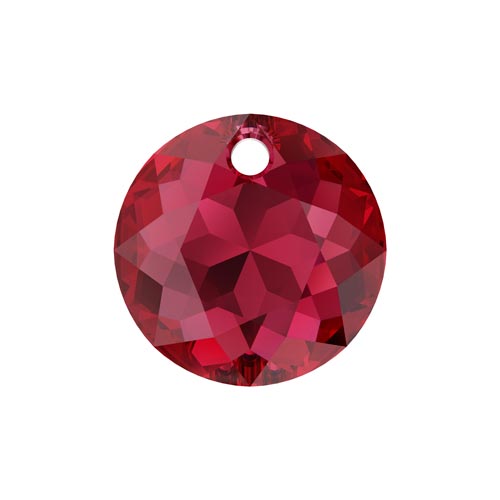 Swarovski Pendant 6430 Classic Cut 10mm Crystal Scarlet