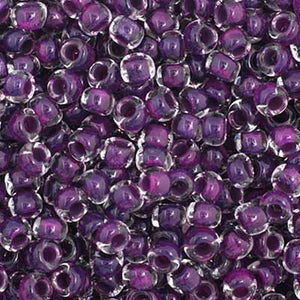 Czech Seed Bead 11/0 Color-Lined Mauve