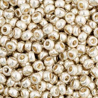 Czech Seed Bead 11/0 Metallic Silver