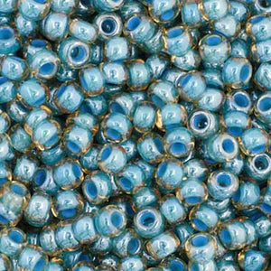 Czech Seed Bead 11/0 Color-Lined Light Blue