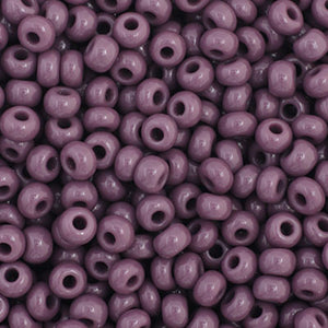 Czech Seed Bead 11/0 Opaque Dark Mauve