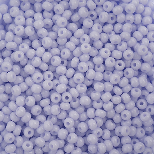 Czech Seed Bead 11/0 Opaque Natural Lilac