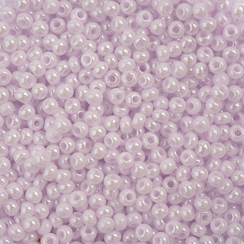 Czech Seed Bead 11/0 Opaque Natural Pink Luster