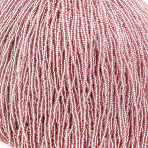 Czech Seed Bead 11/0 Transparent Pink Mix Silver-Lined