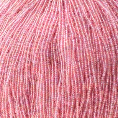 Czech Seed Bead 11/0 Transparent Pink Mix Luster