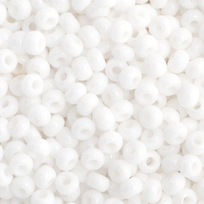 Czech Seed Bead 11/0 Opaque White