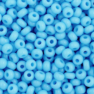 Czech Seed Bead 11/0 Opaque Light Blue